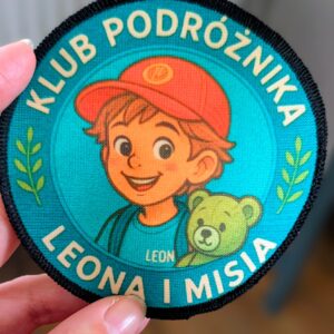 Naszywki na plecak Klubu Małego Podróżnika